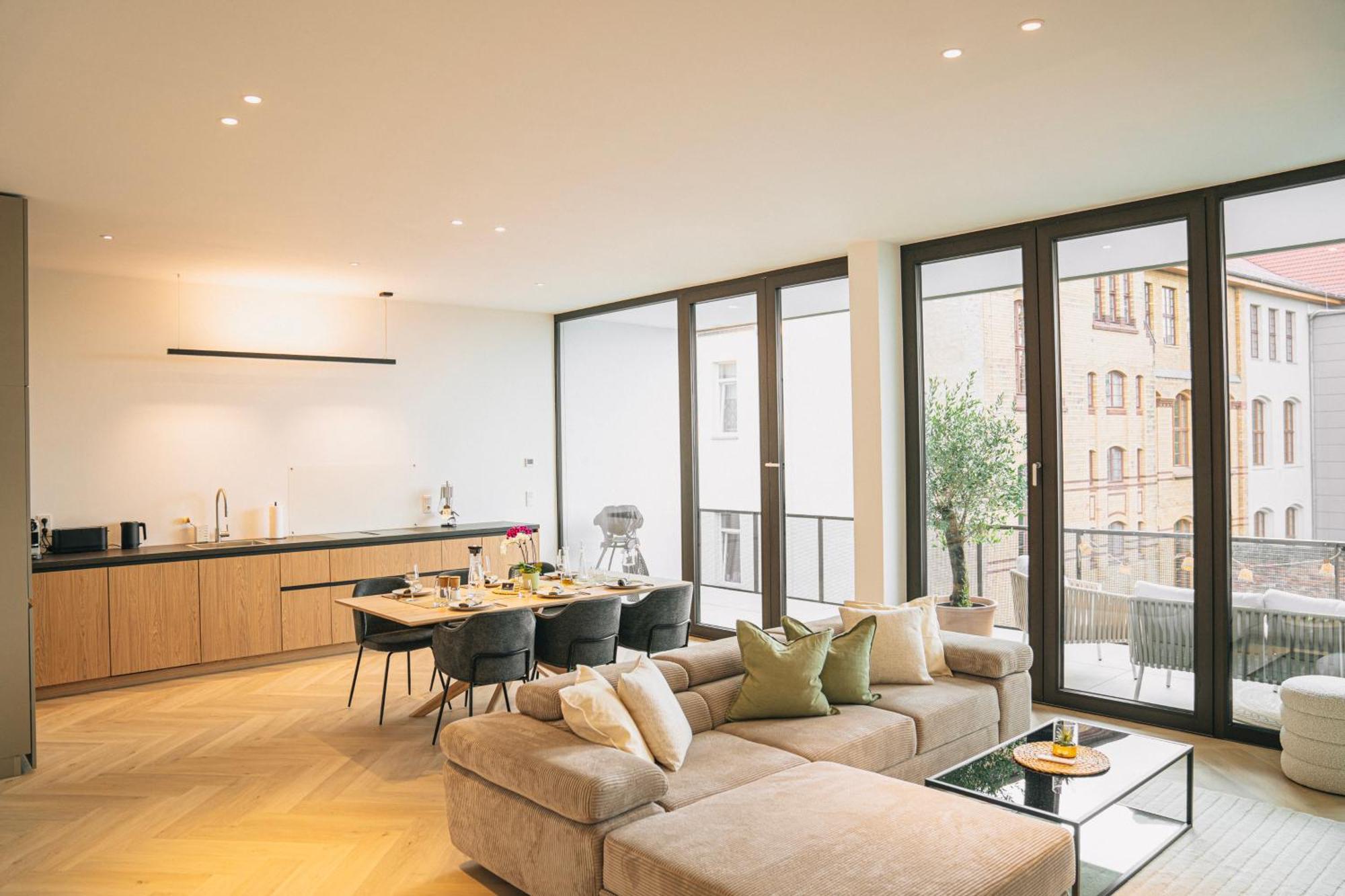 Rr - Penthouse - Luxe 105 Qm - Central - Wifi Magdeburg Exteriör bild